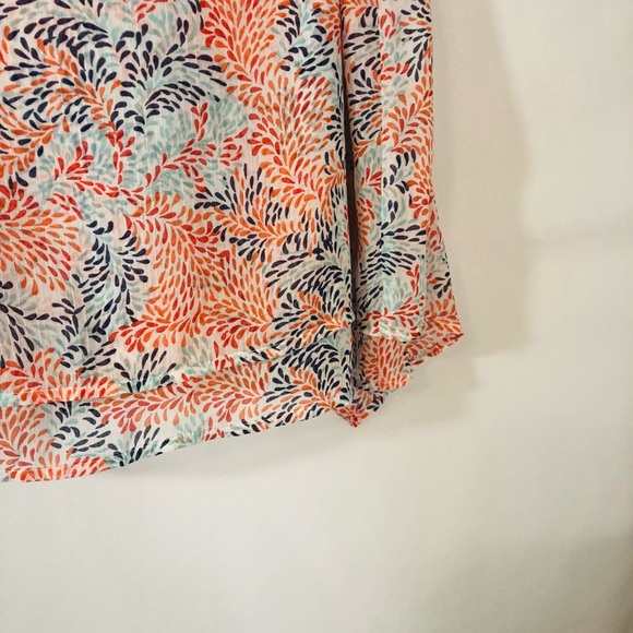 Fever Women's Size L Double Layer Sleeveless Blouse Boho Multicolor - Picture 5 of 9